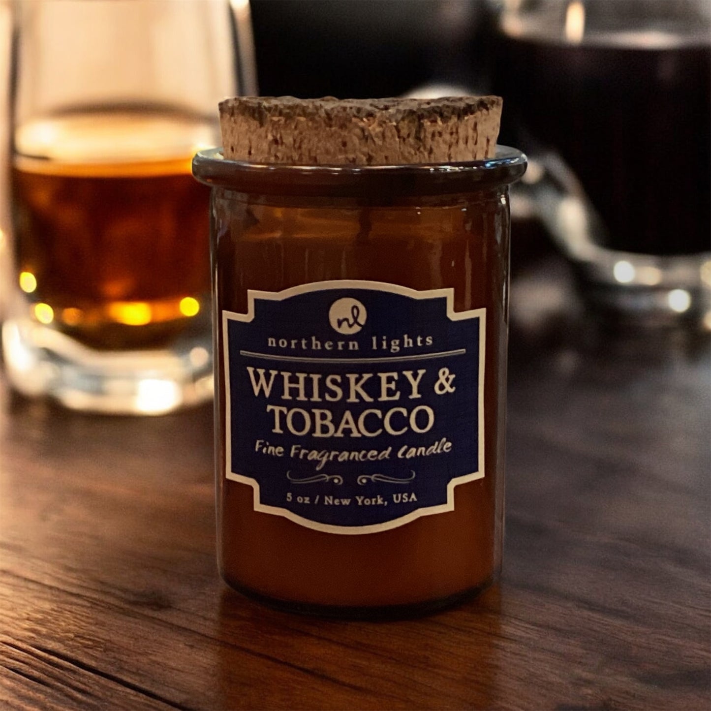 Cocktail Inspired Spirit Candle: Whiskey & Tobacco