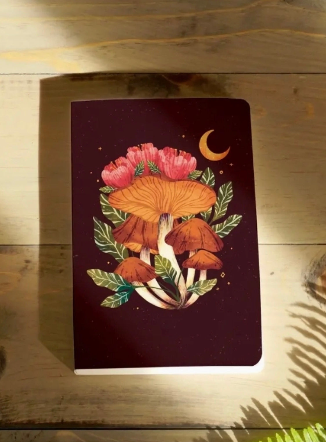 Denik Midnight Mushroom Layflat Journal Notebook