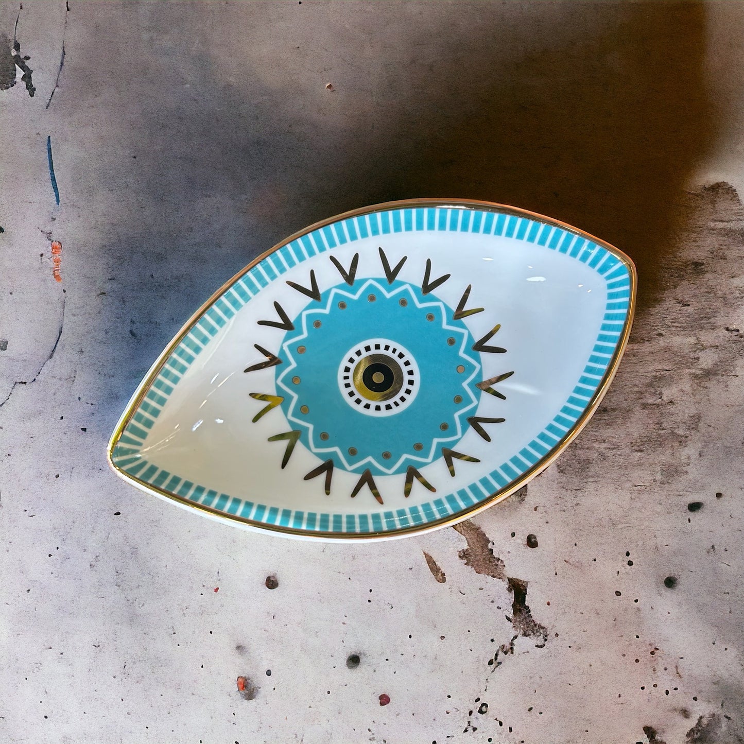 Ceramic Evil Eye Dish