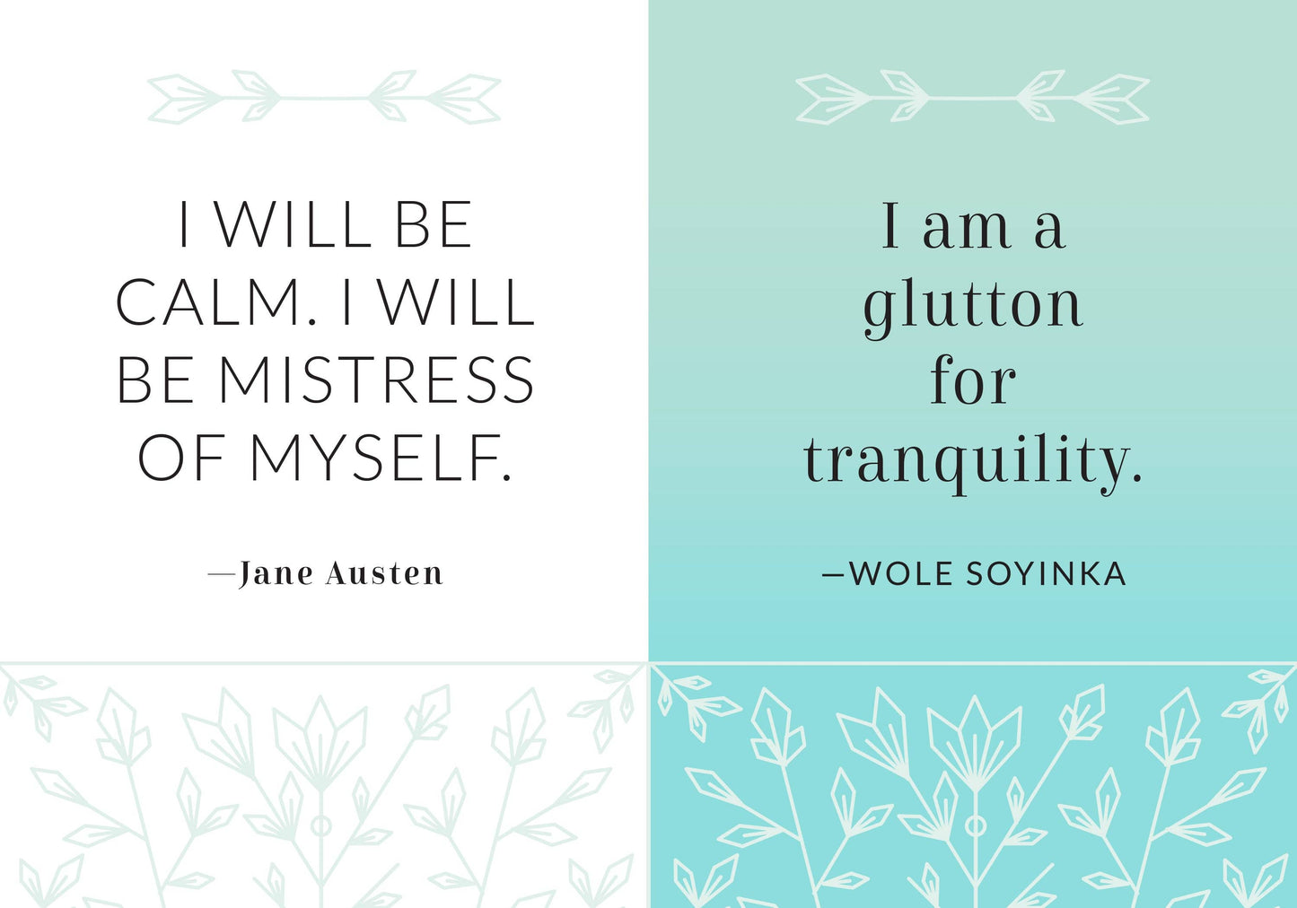 Calm - Mediations & Inspirations Mini Book
