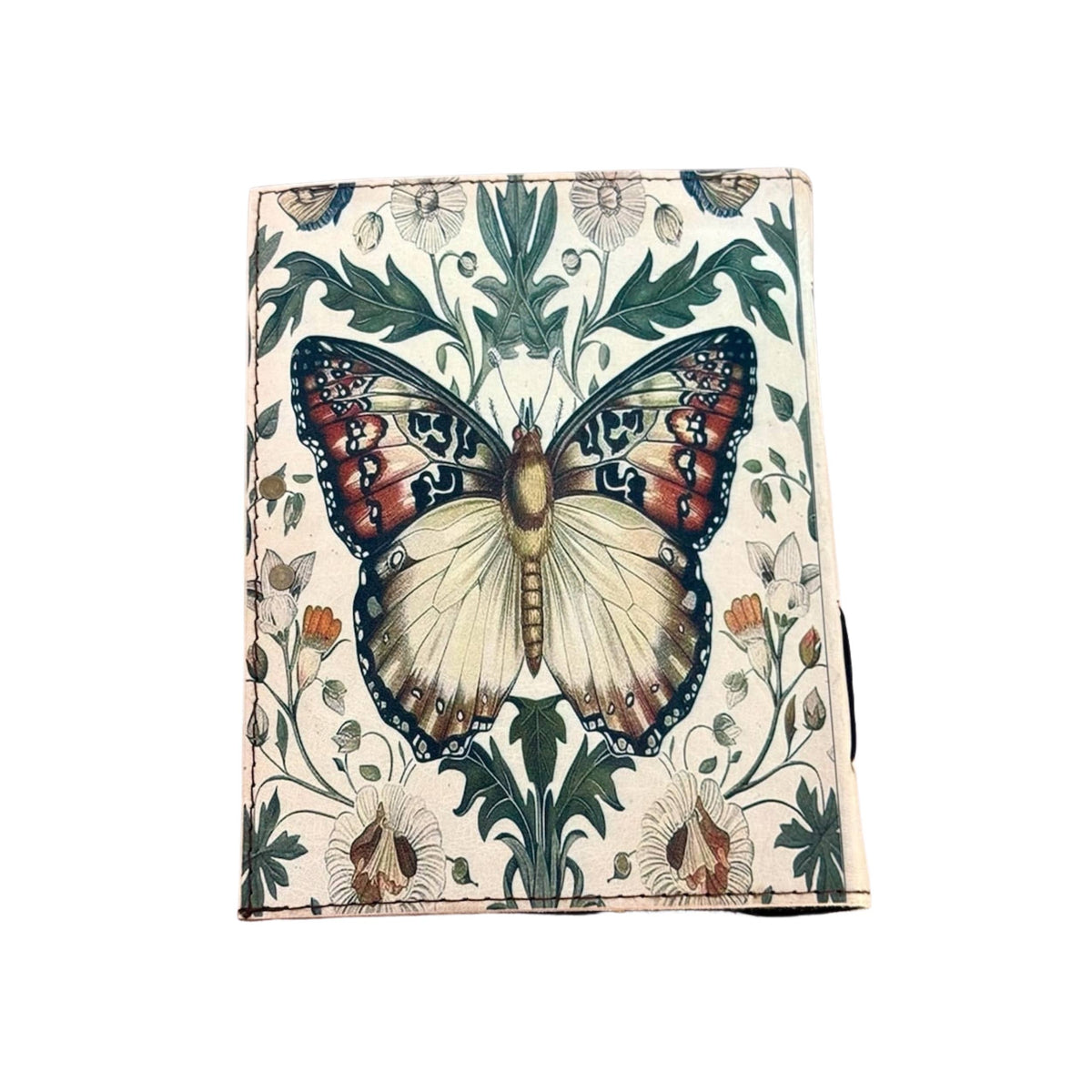 Luna Moth Leather Journal Vintage Celtic Grimoire Book Diary
