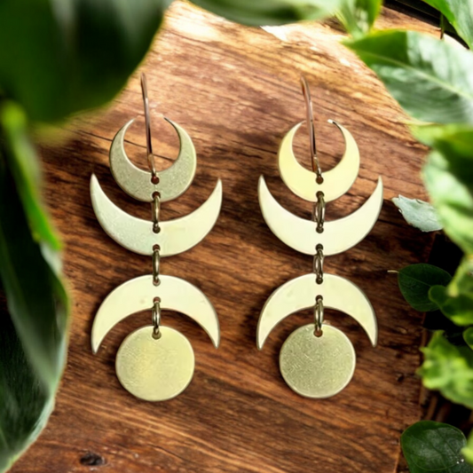 045 Moon Phases Earring