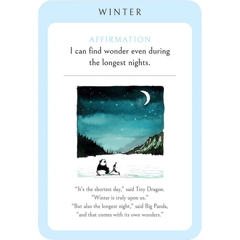 Big Panda and Tiny Dragon Affirmation Cards - SALE!