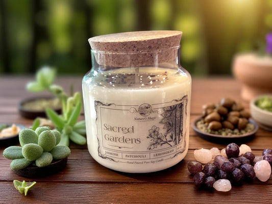 Moon Den Candle - Sacred Gardens