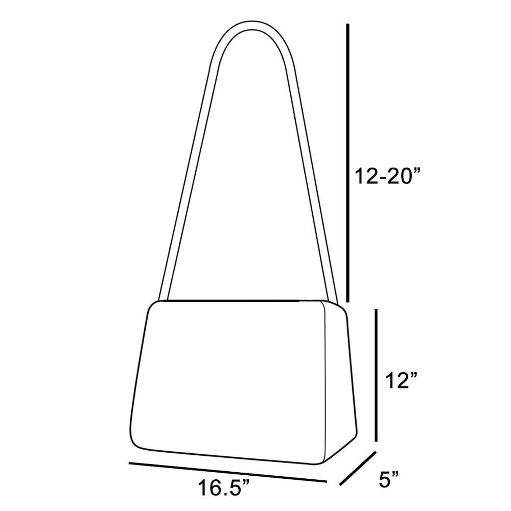 Suede Zip Detail Buckle Hobo Bag