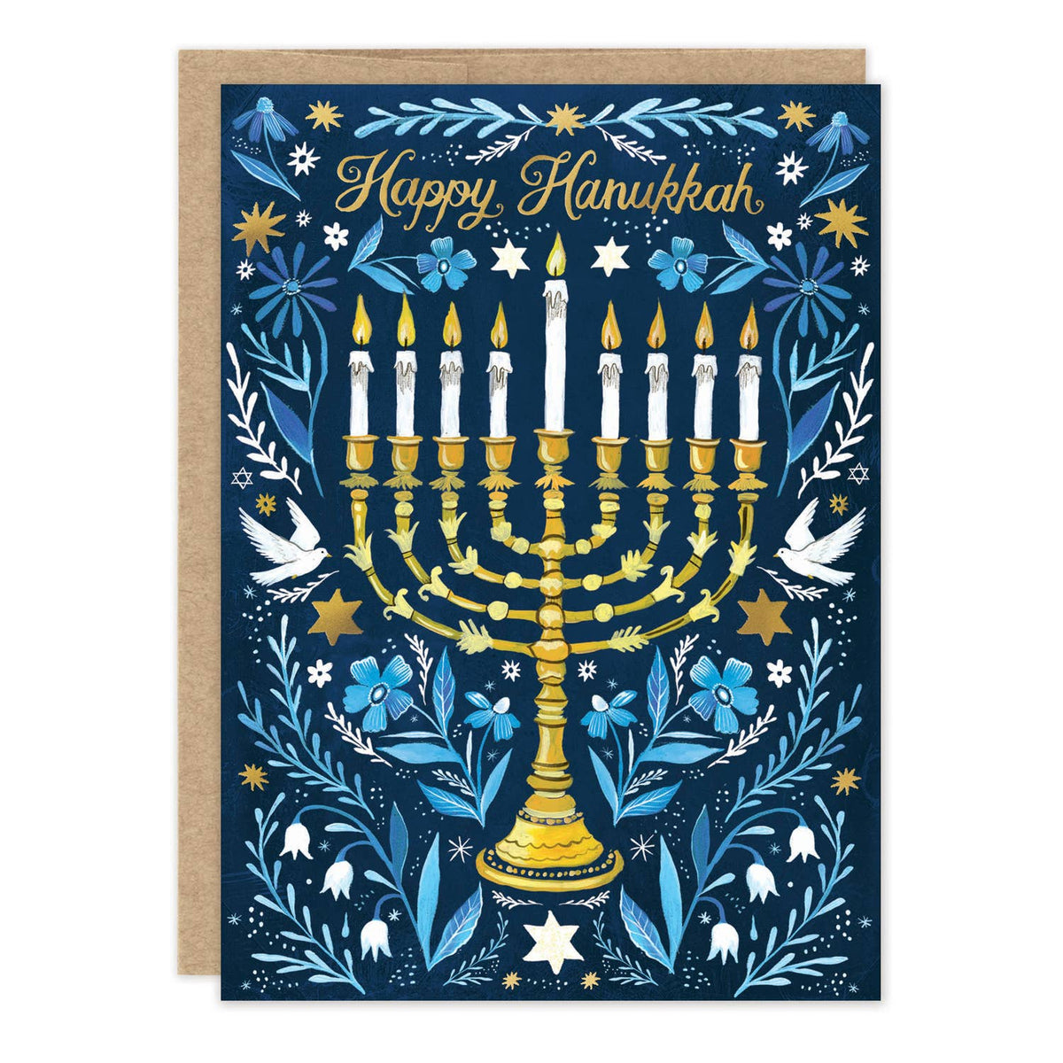 Menorah Happy Hanukkah Card
