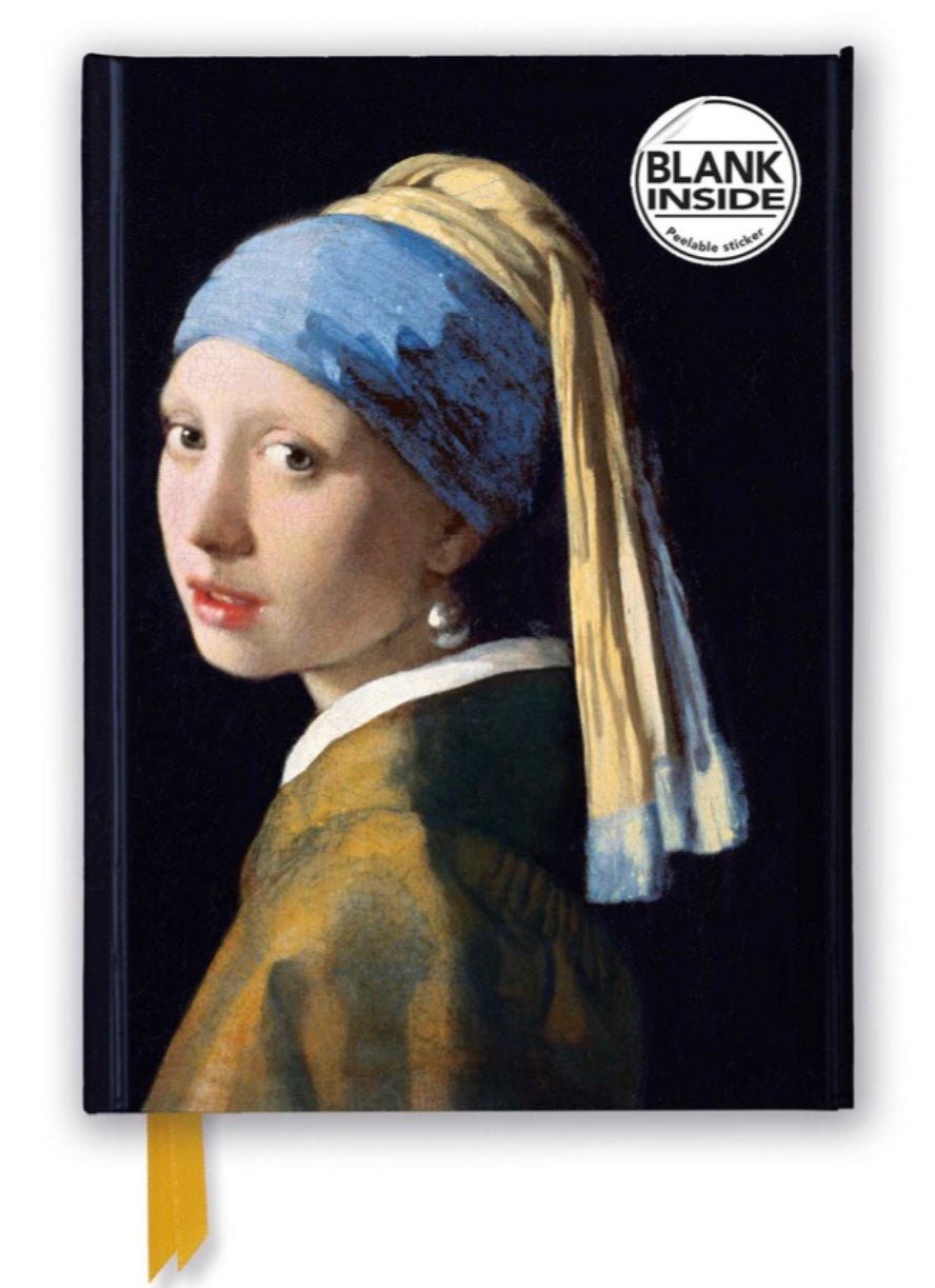 Girl with a Pearl Earring (Foiled Blank Journal)