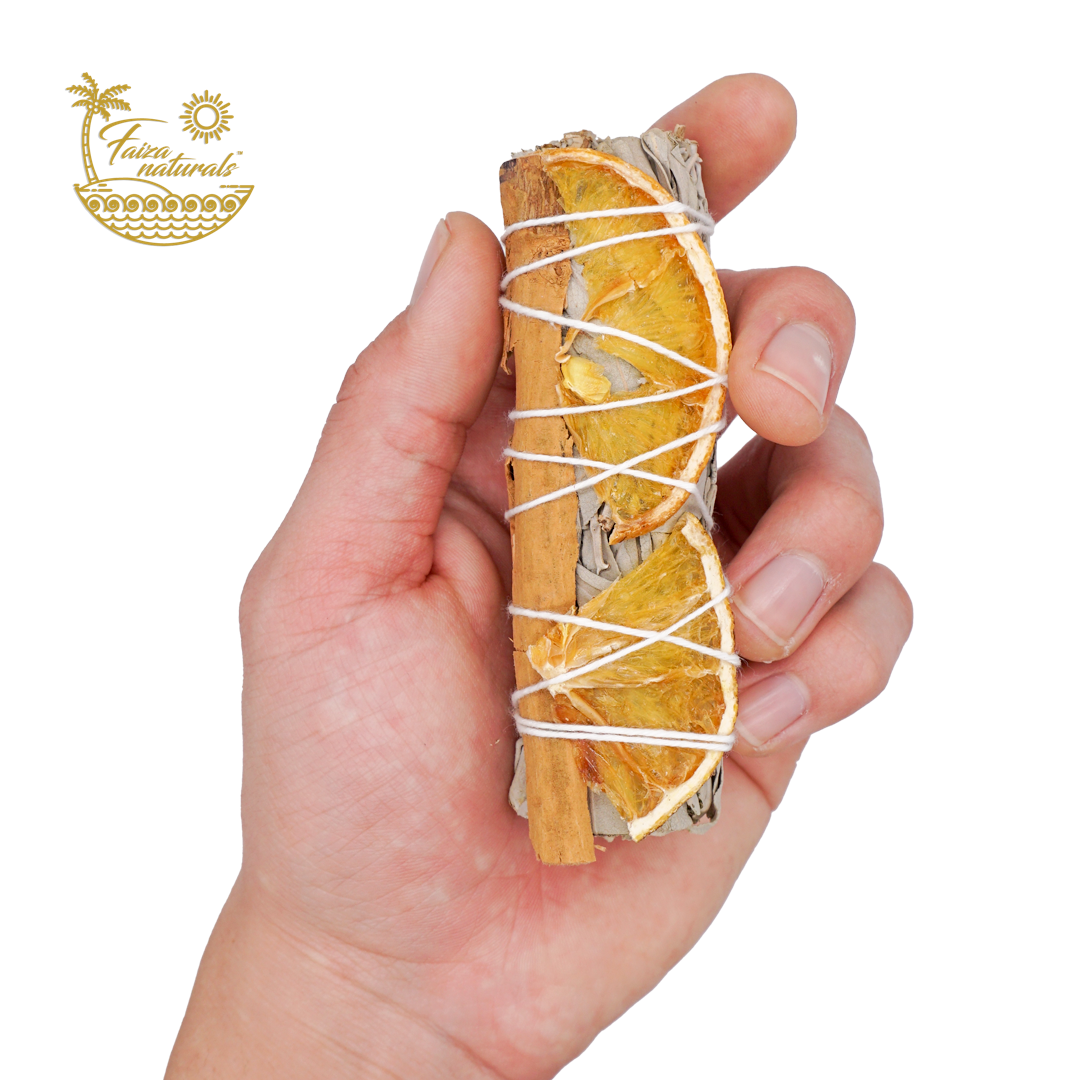 Orange and Cinnamon with White Sage Bundle