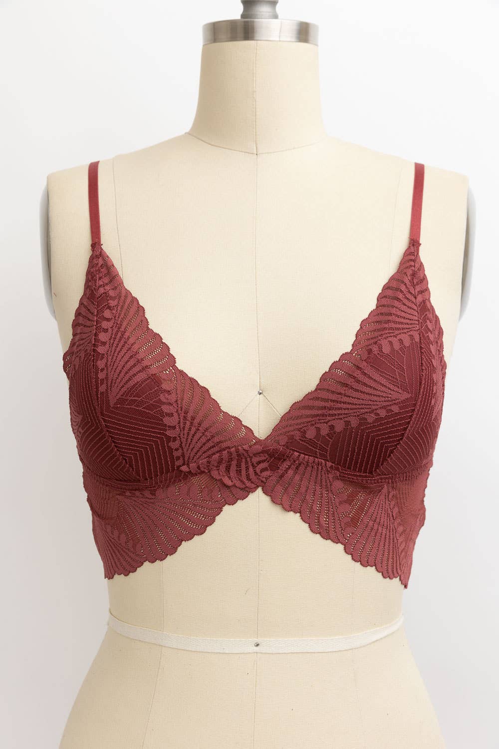 Butterfly Scallop Lace Bralette
