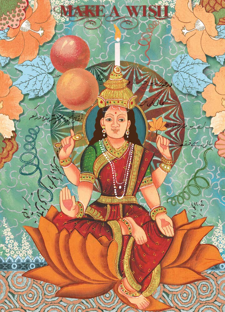 Make A Wish Kali Greeting Post Card