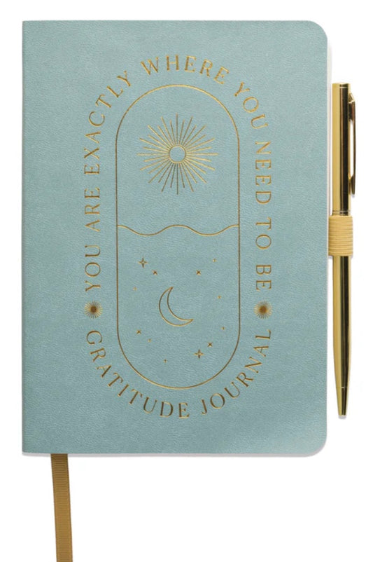 Gratitude Journal with Pen  - You Are Exactly Where You Need To Be