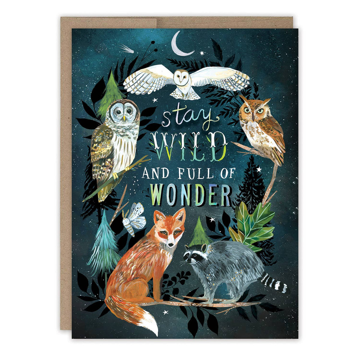 Wild Animals Wonder Birthday Card
