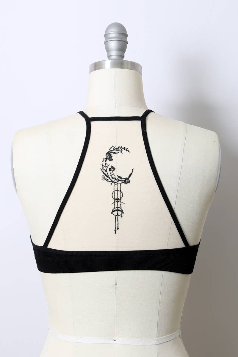 Unique Bohemian Dream Catcher Mesh Bralette