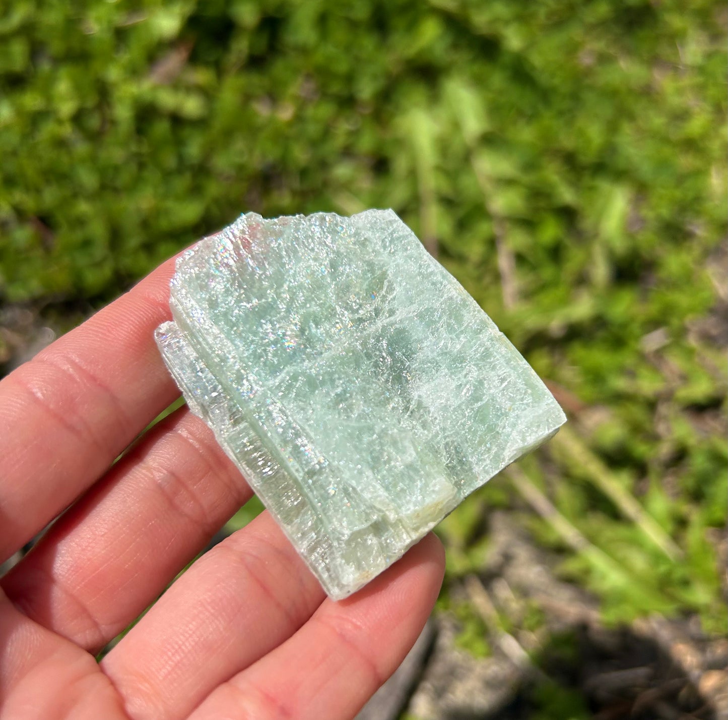 Aquamarine Raw Crystal Tumble
