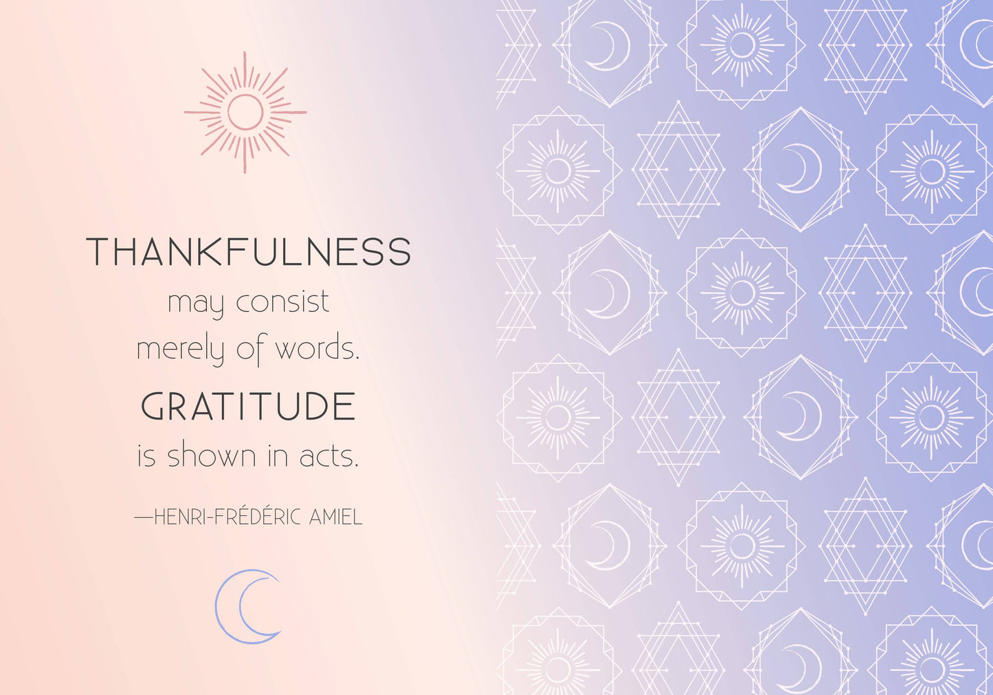 Gratitude - Mediations & Inspirations Mini Book