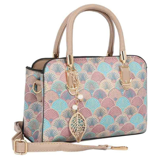Peacock Top Handle Satchel Bag