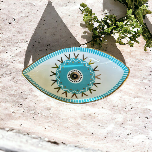 Ceramic Evil Eye Dish