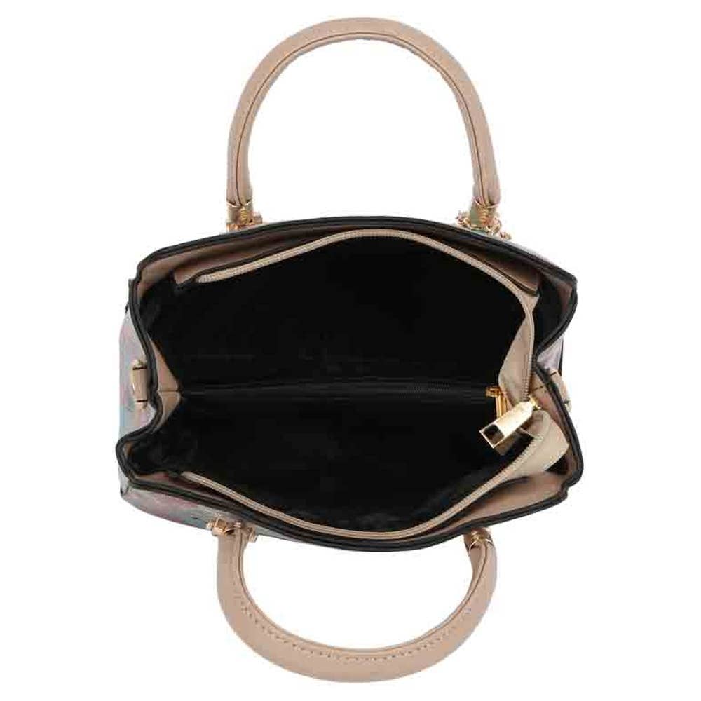 Peacock Top Handle Satchel Bag
