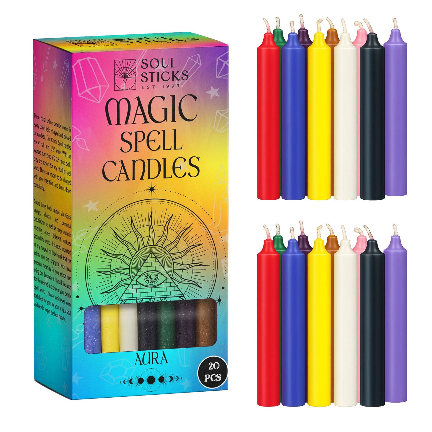 Magic Spell Candles - Soul Sticks Aura