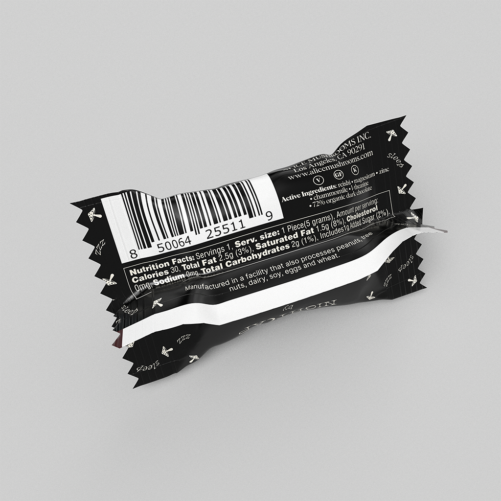 Nightcap Singles — Mushroom Chocolates for Deep Sleep