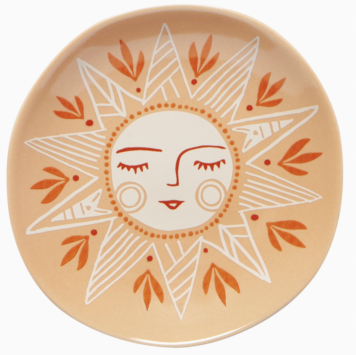 Soleil Sun Shaped Ceramic Trinket Tray