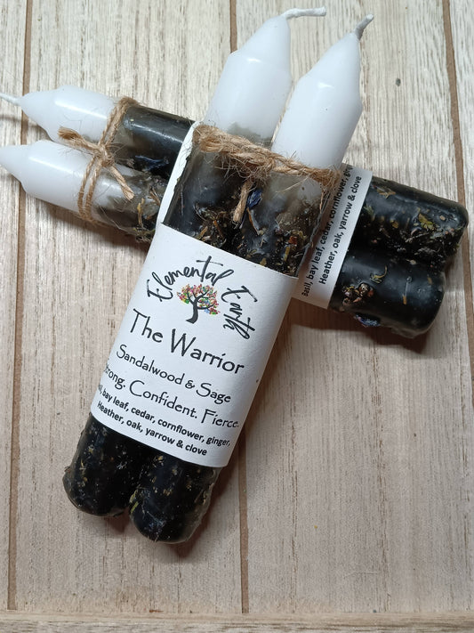 The Warrior Herbal intention Candles