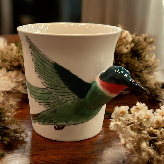 Ceramic Animal Mug- Hummingbird