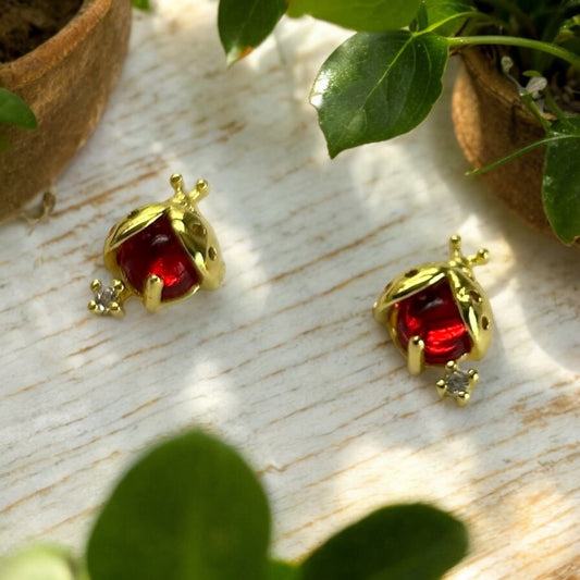 065 Ladybug Studs Earring