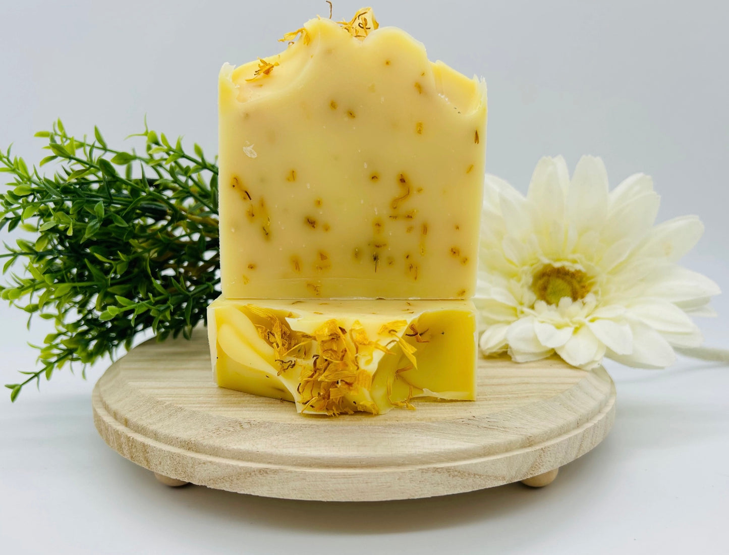 Calendula Lemongrass Handmade Vegan Soap Bar