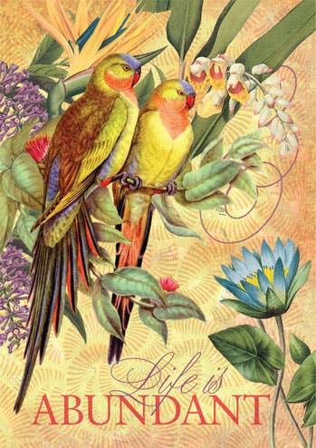 Life Is Abundant Greeting Post Card