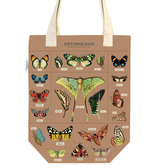 Cavallini Canvas Entomology Tote Bag