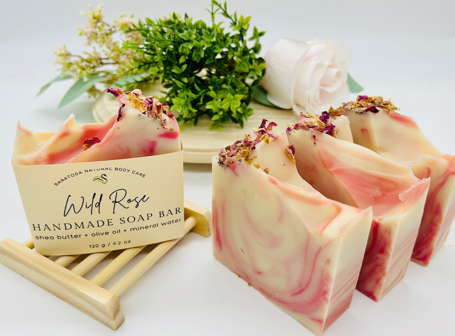 Wild Rose Handmade Vegan Soap Bar