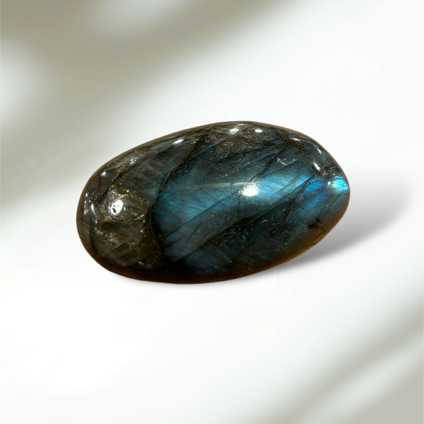 Labradorite Crystal Palm Stone