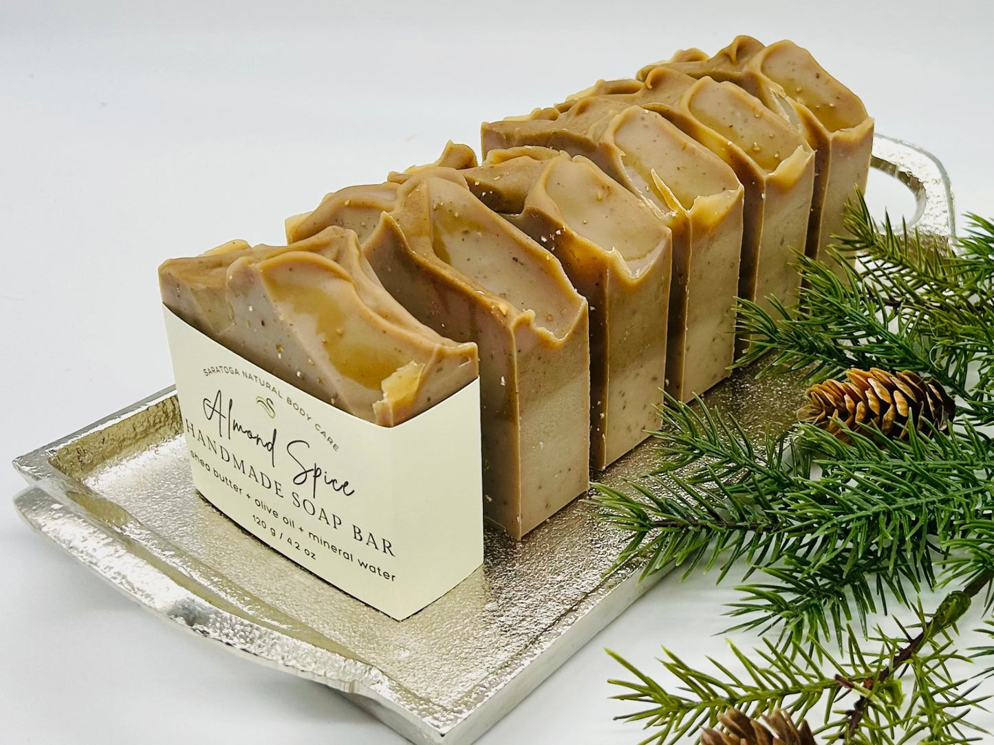 Almond Spice Handmade Vegan Soap Bar