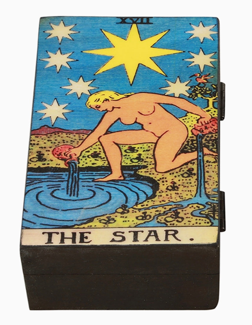 Wooden Tarot Box