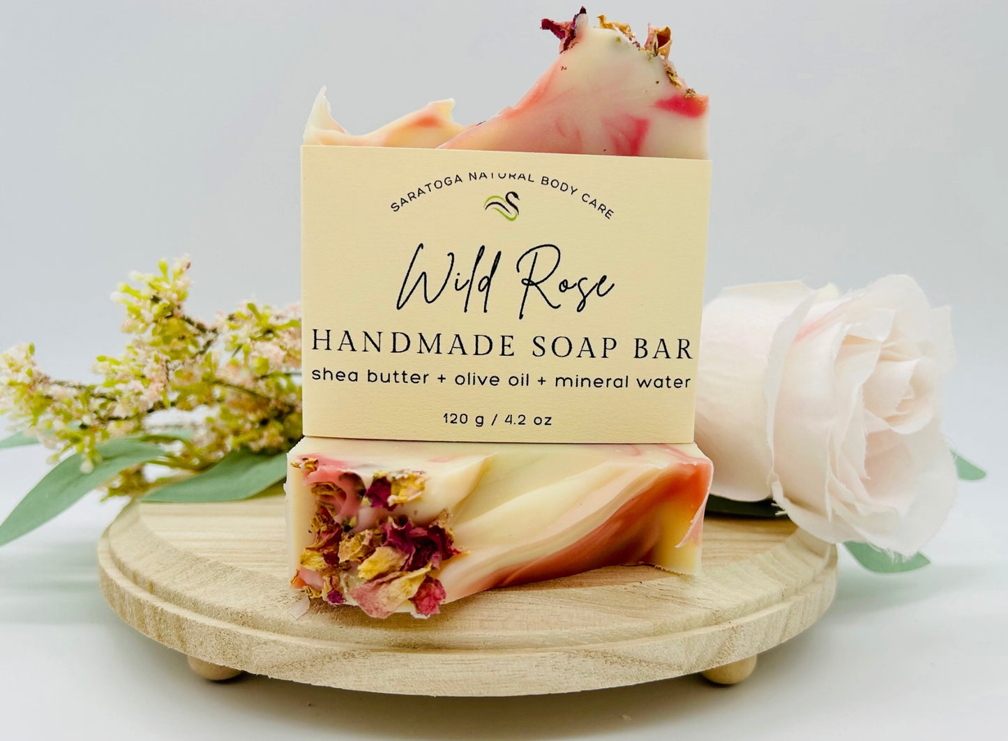 Wild Rose Handmade Vegan Soap Bar