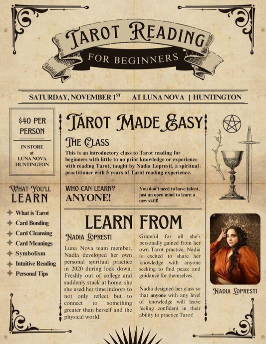 Tarot Reading Workshop by Nadia Lopresti