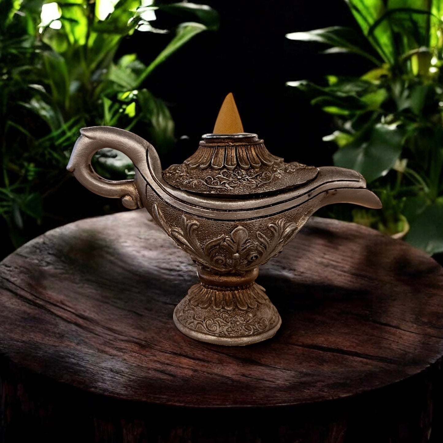 Magical Lamp Back Flow Incense Burner