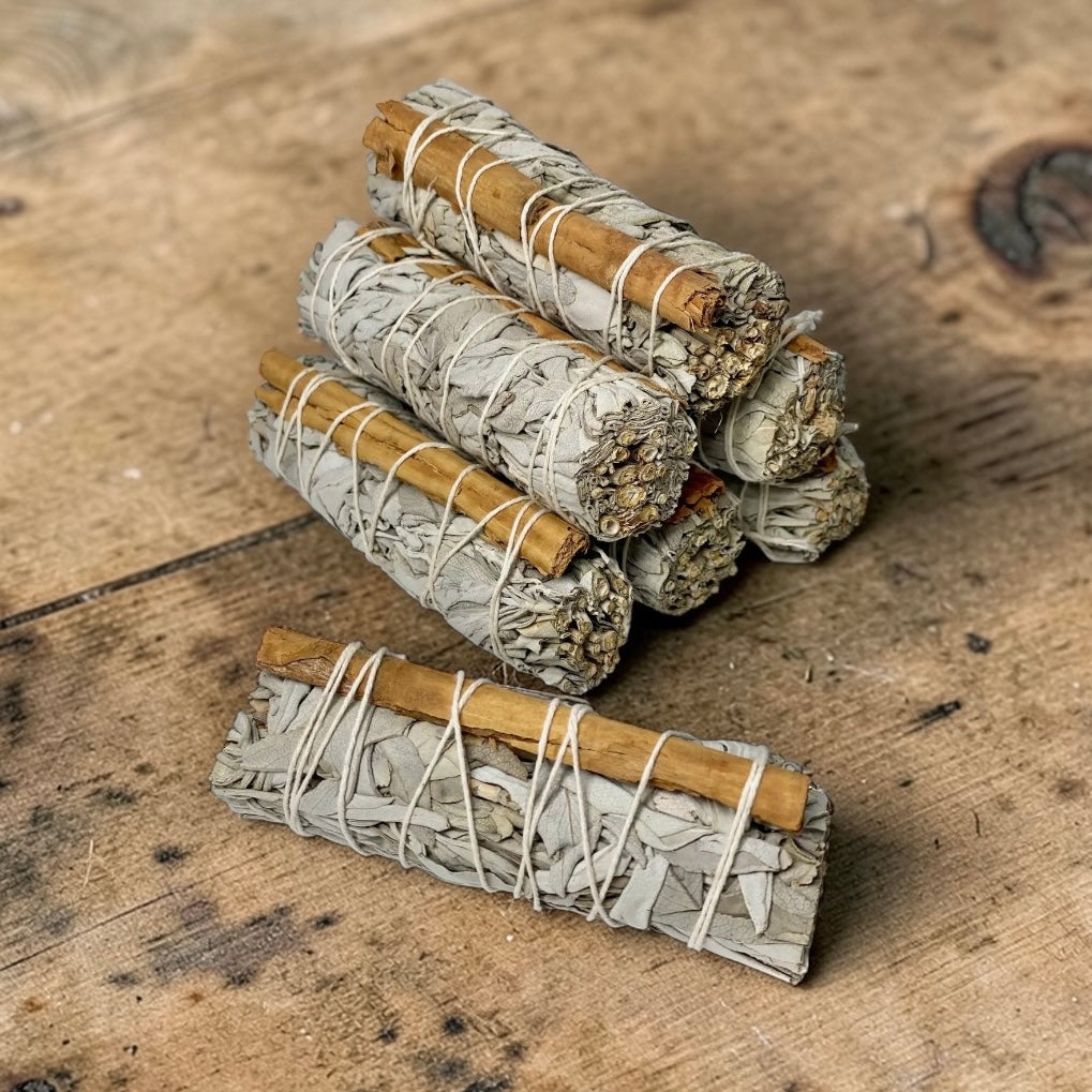 Cinnamon with White Sage Bundle