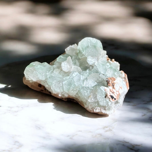 503 Green Apophyllite Crystal Cluster