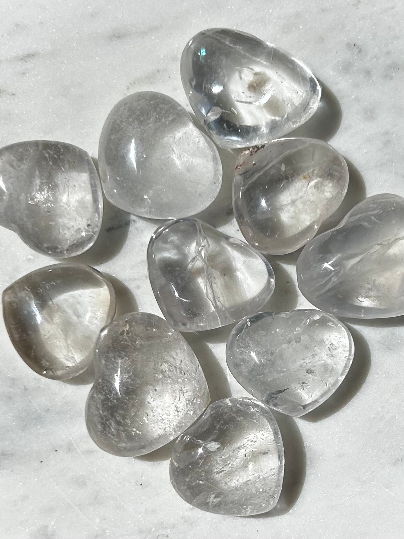 Clear Quartz Crystal Heart