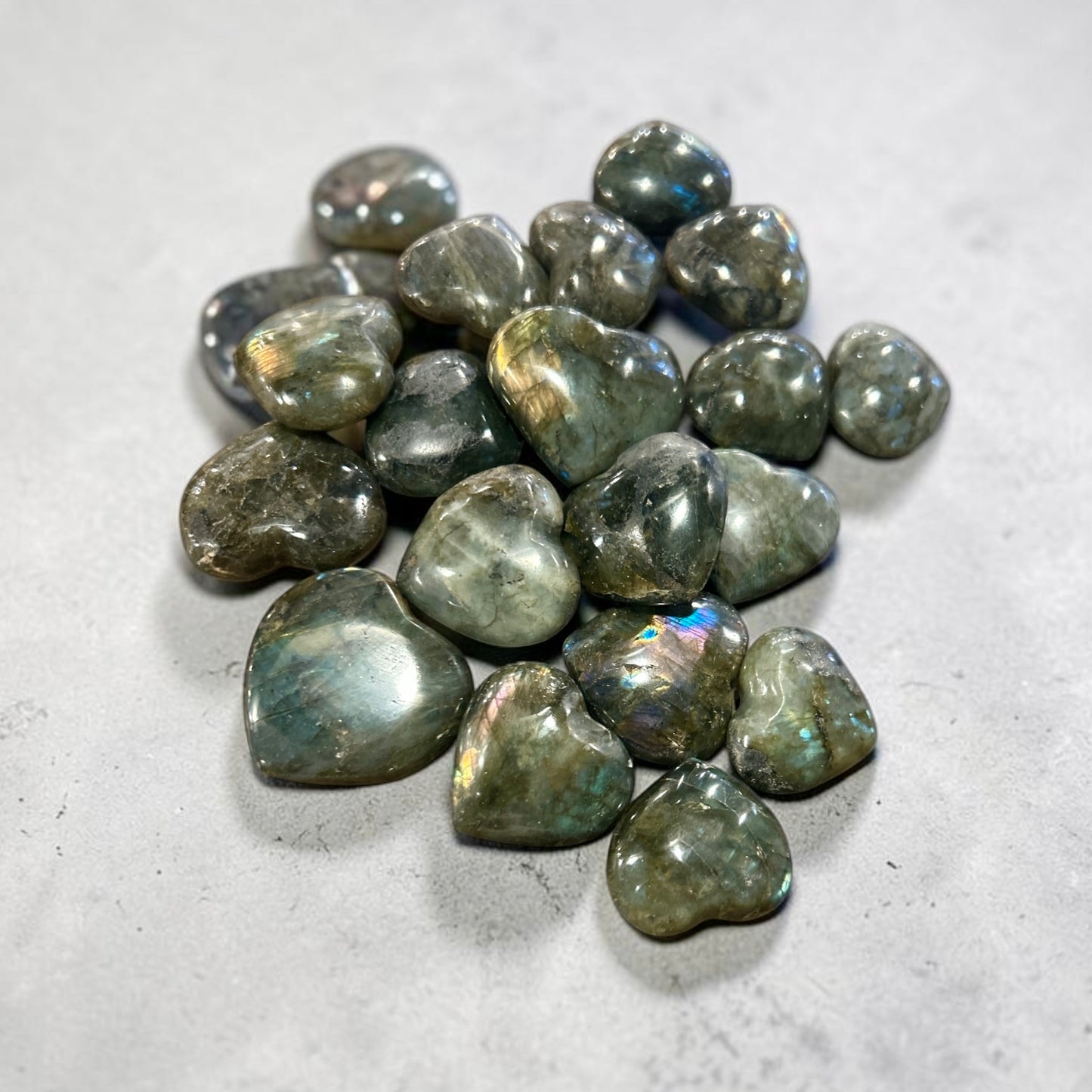 Labradorite Crystal Palm Stone