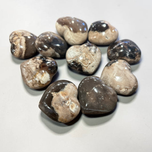 Brown Opal Crystal Heart