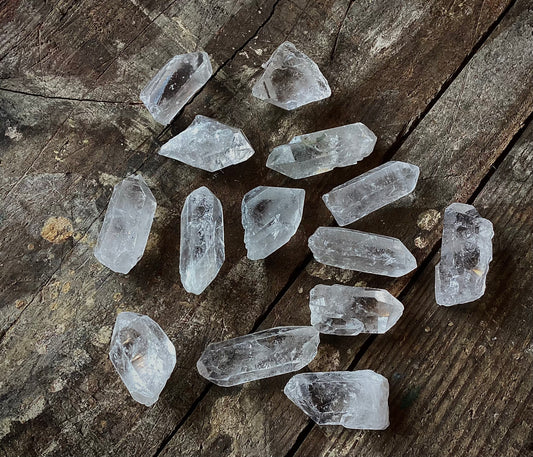 Clear Quartz Raw Crystal Tumble