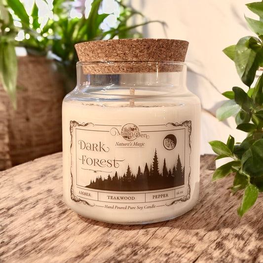 Moon Den Candle - Dark Forest