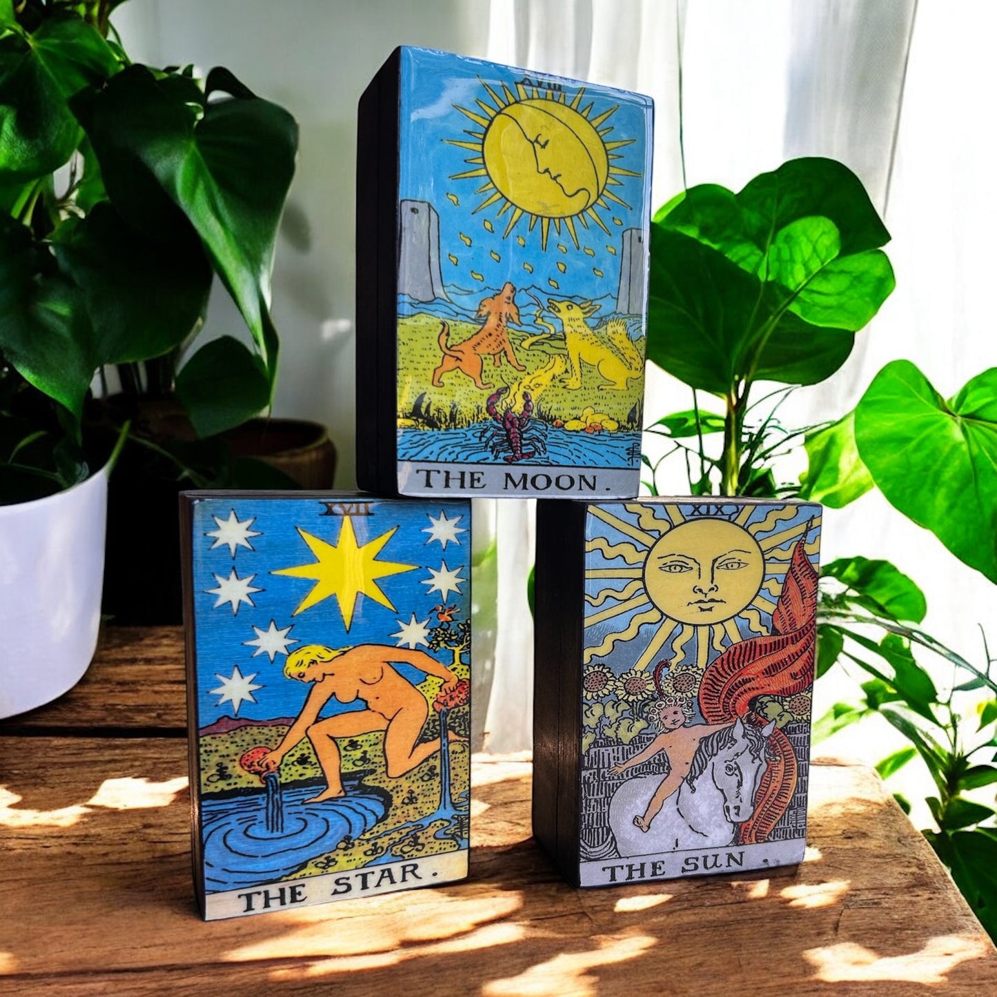 Various Wooden Tarot Trinket Box