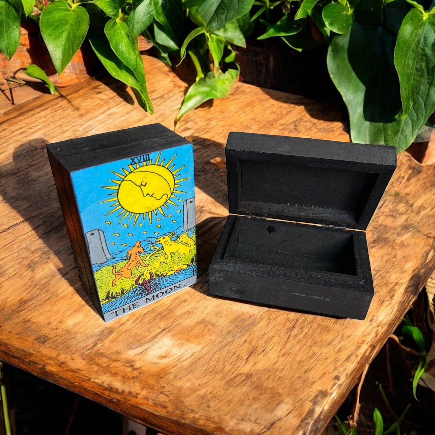 Various Wooden Tarot Trinket Box