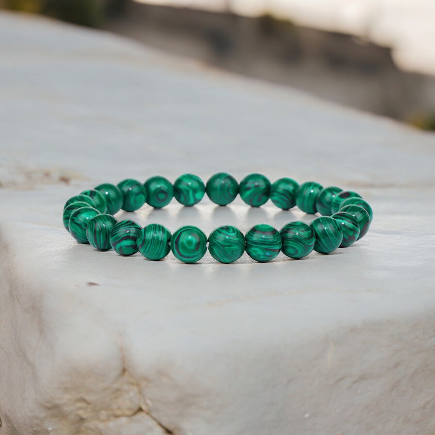 Malachite Beaded Bracelets