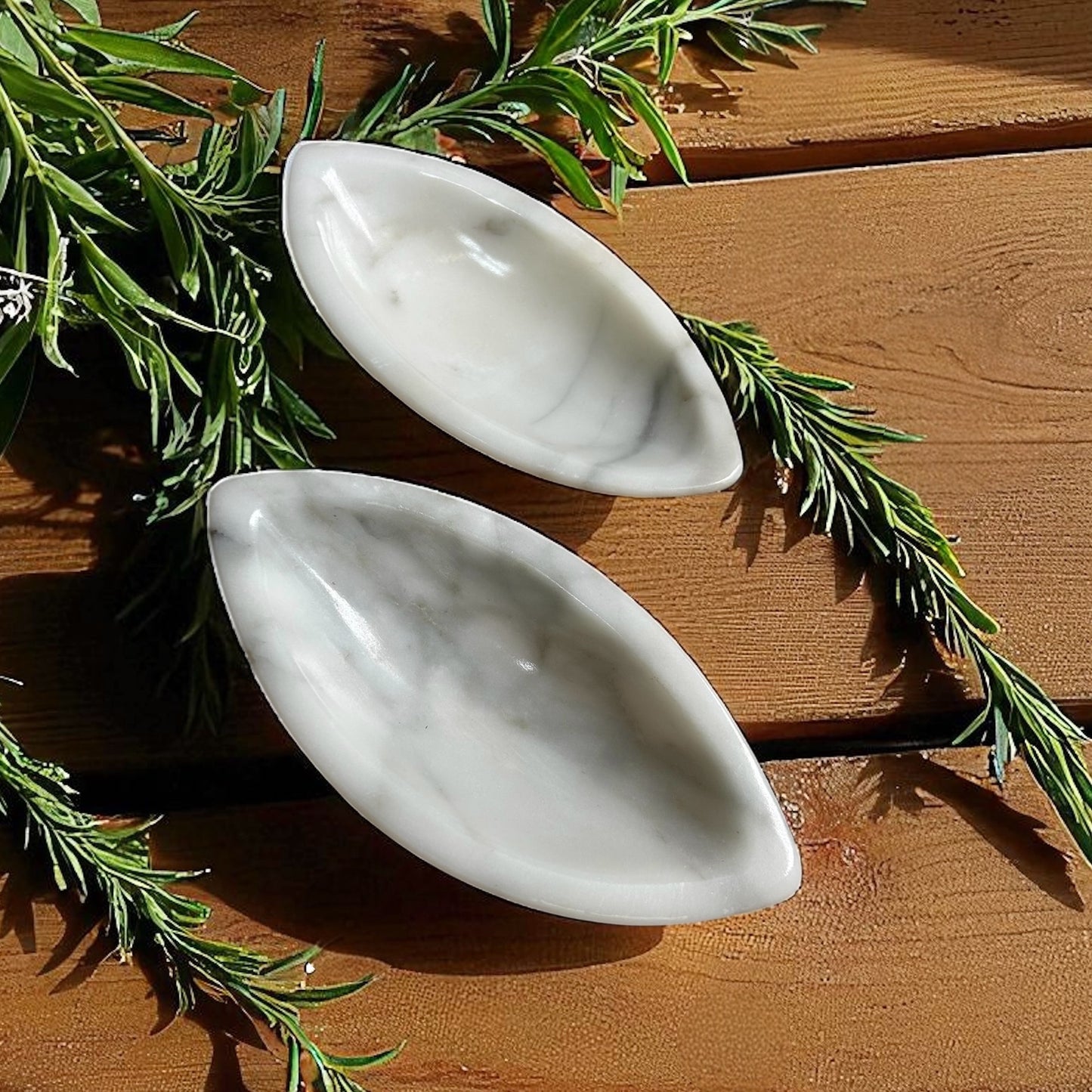 Marble Stone Oval Dish Bowl
