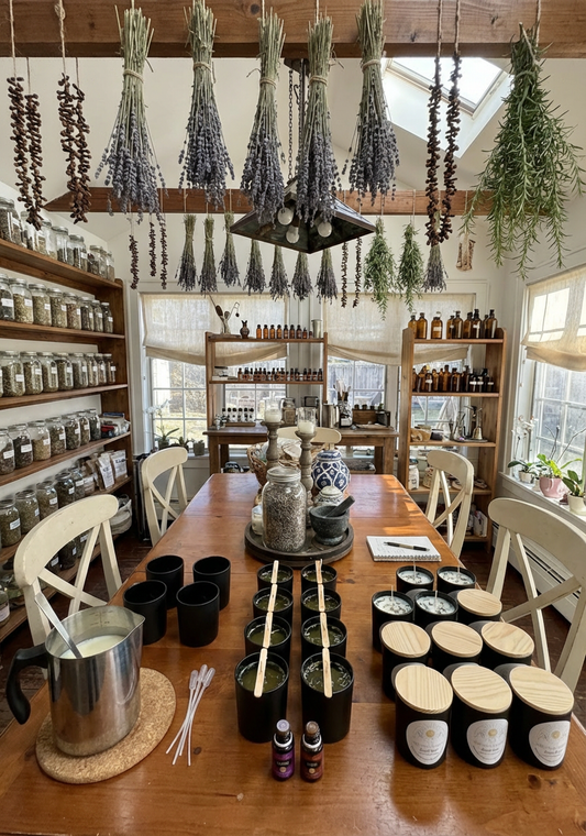 Sacred Herbal Candle Making Workshop at Huntington